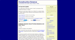 Desktop Screenshot of constructivescience.com