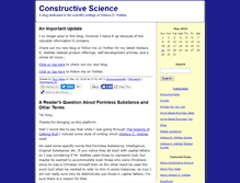 Tablet Screenshot of constructivescience.com